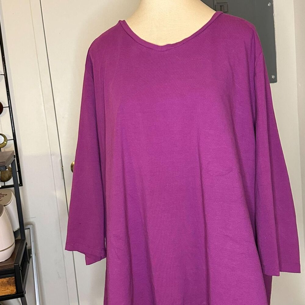 Catherines Women's Purple T-shirt